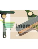 Четка за почистване на котешки и кучешки косми от дрехи и килими двустранна